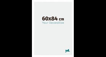 Your Decoration - Fotolijst 60x84 cm - Kunststof - Wit Hoogglans - Evry