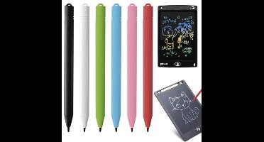 6 Reservepennen voor LCD-Schrijfborden en Tablets - Geschikt voor Teken- en Schrijfborden