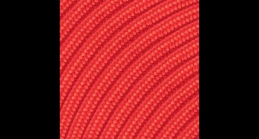 Home Sweet Home - Strijkijzersnoer Rood - stof - bestel 30 meter - elektriciteitssnoer 3 aderig - textielkabel 3x0.75m² - VDE gekeurd elektriciteitskabel - maak zelf je eigen unieke lamp!