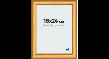 Your Decoration - Fotolijst 18x24 cm - MDF - Goud Mat - Lazio