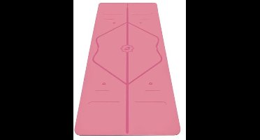 LIFORME Yogamat, 's werelds beste milieuvriendelijke, antislip yogamat met het originele unieke uitlijningsmarkeringssysteem, biologisch afbreekbare mat