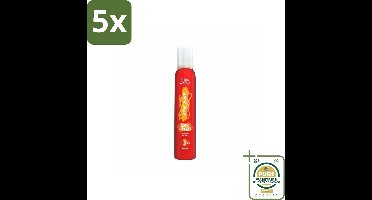5 x Wella – New Wave Curls & Waves – Haarmousse – 200 ml - Grootverpakking - Kruldefiniërende Haarmousse - Golvend Haar - Krulhaar - Anti-frizz - Haarmousse Voor Krullen