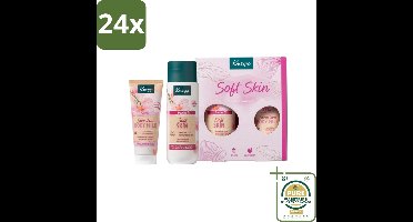Kneipp - Soft Skin Moments Geschenkset - Douchegel - Voordeelverpakking - 24 stuks - Amandelbloesem - Amandelolie