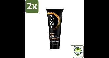 Syoss - Curls - Conditioner - Elastische Krullen - 250 ml - Voordeelverpakking - 2 stuks - Krullen conditioner - Krullend haar