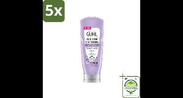 5 x Guhl - Conditioner - Hyaluron+ Verzorging - 200 ml - Grootverpakking - Hydraterende Conditioner - Hyaluron Conditioner - Droog Haar - Haarverzorging - Conditioner Voor Droog Haar
