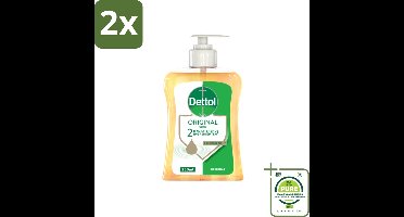 Dettol - Handzeep - Original - Klassieke Hygiëne - 250 ml - Voordeelverpakking - 2 stuks - Handzeep - Antibacteriële zeep