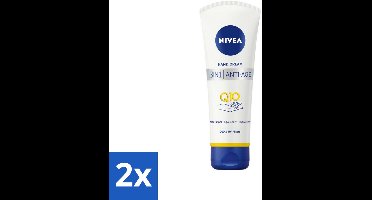 2 x NIVEA - Handcrème - 3-in-1 Q10 Anti-Veroudering - Anti-rimpel - Egaliseert - Hydrateert - 100 ml - Nivea Handcrème - Anti-rimpel Crème - Anti-aging - Pigmentvlekken - Droge Handen
