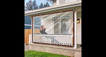 RVV® Veranda Zeil - Transparant Zeil - Afdekzeil - 2,5x4 - Transparant