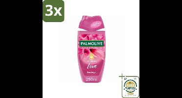 3 x Palmolive Douchegel Aroma Essence Alluring Love 250 ml - Grootverpakking - Douchegel - Geur - Hydraterend - Verleidelijke Geur - Bloemige Geur