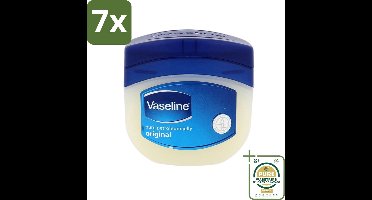7 x Vaseline - Original - Petroleum Jelly - Beschermend - 250 ml - Grootverpakking - Huidverzorging - Droge Huid - Vochtigheid - Herstel - Bescherming