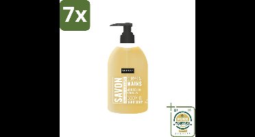 7 x Sence - La Maison Du Savon De Marseille - Handzeep - Vanille - Hygiënisch - 500 ml - Grootverpakking - Savon De Marseille - Handzeep Vanille - Hygiënische Handzeep - Vloeibare Handzeep - Vanille Handzeep