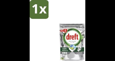 1 x Dreft – Vaatwastabletten – Platinum All-in-One Original – 59 Tabletten - Vaatwastabletten - Vaatwasser - Reiniging - Ontvetting - Zout