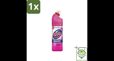 1 x Glorix Bleek Pink Power 750 ml - Bleekmiddel - Schoonmaakmiddel - Hygiëne - Badkamerschoonmaak - Toilet Schoonmaken
