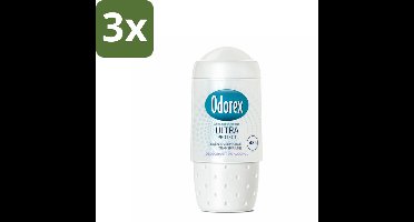Odorex Deodorant Roller Ultra Protect 50 ml - Bulkverpakking - 3 stuks