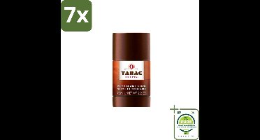 7 x Tabac Original Deodorant Stick 75 ml - Grootverpakking - Deodorant - Mannen Deodorant - Tabac Original - Langdurige Frisheid - Antitranspirant