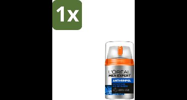 1 x L'Oréal Men Expert Stop Rimpels Dagcrème 50 ml - Anti-rimpel Crème - Stop Rimpels - Anti-aging Crème - Huidveroudering - Boswelox