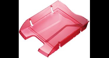 HELIT - Brievenbak A4-C4 Greenlogic Transparant/Rood (2 Stuks)