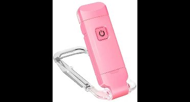 Bookmark Light - Boeklampje - Oplaadbaar - LED-leeslampje - USB Mini - 3 kleuren licht - Opvouwbaar - Leeslampje voor naast het bed - Ideaal voor studeren of voor het slapengaan - roze