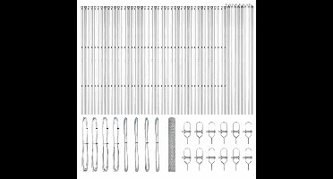 vidaXL - Hekpaal. - Zilver