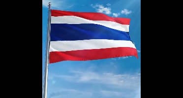 New Age Devi - Thaise Vlag - 90 x 150 cm - Krachtig Compact - Thailand