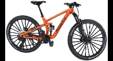 Mountainbike speelgoedfiets die-cast multicolor 20,5cm fiets speelgoed.