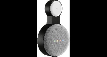 YONO Houder geschikt voor Google Nest Mini – Wall Mount – Zwart