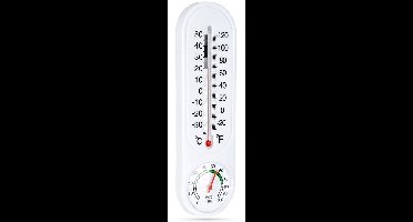 ProGarden - Buitenthermometer - 23 cm - Wit - Inclusief Hygrometer