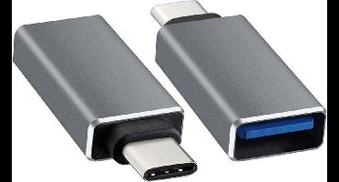 EFORYOU USB-C naar USB-A adapter voor iPhone 15 / 16 / Macbook & iPad Pro / Air & Samsung Galaxy e.d.