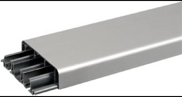 Attema K55 K55 kabelgoot met afdekprofiel 85x25x2000mm alu look