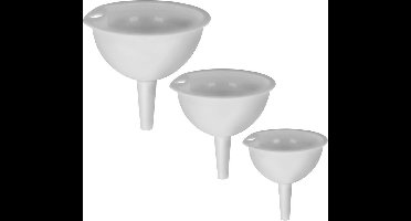 Metaltex Trechterset 7-9-11 Cm Wit 3-delig