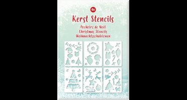 Verhaak Sjablonen Kerst 7,5 X 10 Cm Wit