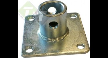 Bevestigingsplaat steunpoot, 112 x 112 mm, Montageplaat
