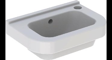 Geberit 300 Basic fontein met kraangat rechts met overloop 36x25x15cm wit