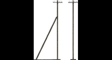 Busch 1499 H0 telegraafmast (8 stuks) Bouwpakket