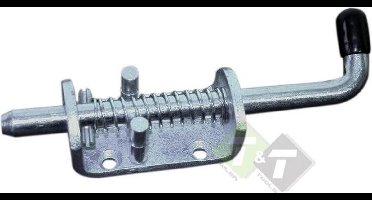 Achterklepsluiting - Treksluiting met veer - klepsluiting - trekgrendel