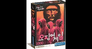 Clementoni - Puzzel - 1000 Stukjes - Squid Game - Vanaf 14 Jaar