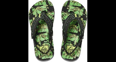 Reef Little Ahi Glow Kinder Teenslippers 5156-din - Kleur Groen - Maat 8c