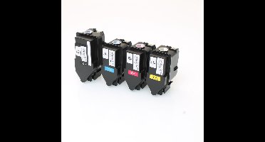 ABC huismerk set 4x toner geschikt voor Konica Minolta TNP-81 Bizhub C3300i C4000i AAJW151 AAJW251 AAJW351 AA