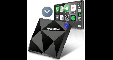 CarPlay Dongle - Apple CarPlay - Carlinkit - Telefoon Draadloos Verbinden - Verbindt Binnen 7sec - Wireless - Zwart