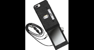 Hama Cross-body-cover "Mirror" voor Apple iPhone 6Plus/6s Plus/7Plus/8Plus, zw