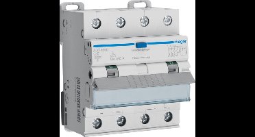 Hager Aardlekautomaat ADX466D FI-LS 4P 10kA C-16A 30mA