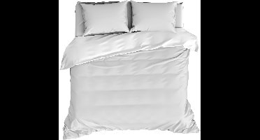 De Witte Lietaer Dekbedovertrek Katoen Satijn Olivia - Hotelmaat - 260 x 240 cm - Wit