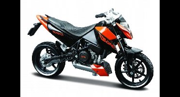 Maisto KTM 690 Duke Schaalmodel 1:18 - Zwart/Oranje