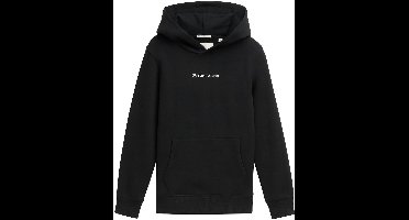 Tom Tailor - Hoodie-sweatshirt met logoprint - Maat 128 - heavy black