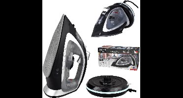 Adler snoerloos stoomstrijkijzer, keramische zoolplaat, 2800W, AD 5043