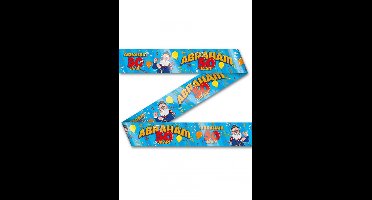 Party afzetlint Abraham cartoon