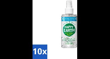 Happy Earth – Deodorant Just-Add-Water Spray – 100% Natuurlijk Unscented – 100 ml - Bulkverpakking - 10 stuks