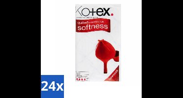 24 x Kotex – Maxi Maandverband – Super – 16 stuks per verpakking - Maandverband - Menstruatie - Bescherming - Comfort - Zacht