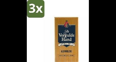 Vergulde Hand - Aluinblok - 75gr - Bulkverpakking - 3 stuks