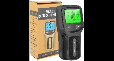 Digitale 5-in-1 wandscanner met LCD-schirm en akoestische waarschuwing voor het detecteren van leidingen en houten balken